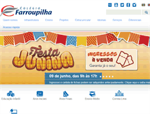Tablet Screenshot of farroupilha.g12.br