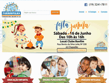 Tablet Screenshot of farroupilha.com.br